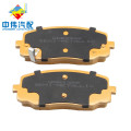 GDB3369 TUV certification brake pads car disc brake pads auto parts brake pads for HYUNDAI